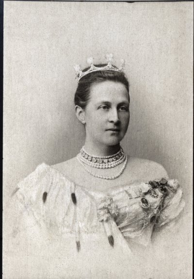 Portrait of Olga Konstantinovna of Russia, Queen of Greece by French Photographer